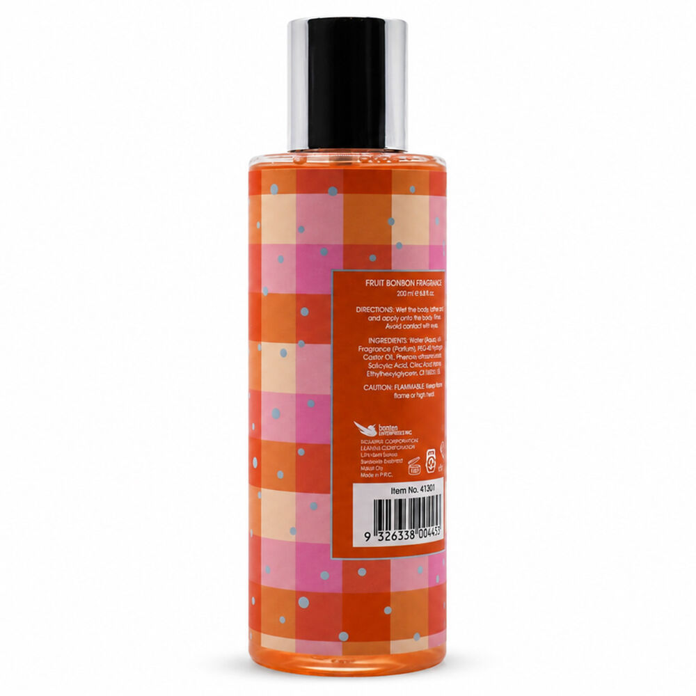 Lulu Grace Fruit Bonbon Fragrance Mist 250ml Vanilla Peach Body Spray