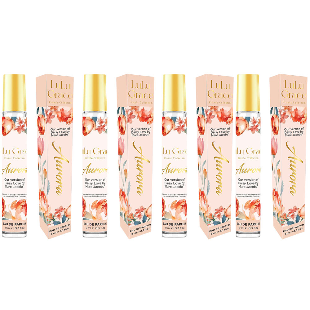 Lulu Grace Aurora EDP Rollerball 9ml Travel Perfume Inspired By Daisy Love x 4