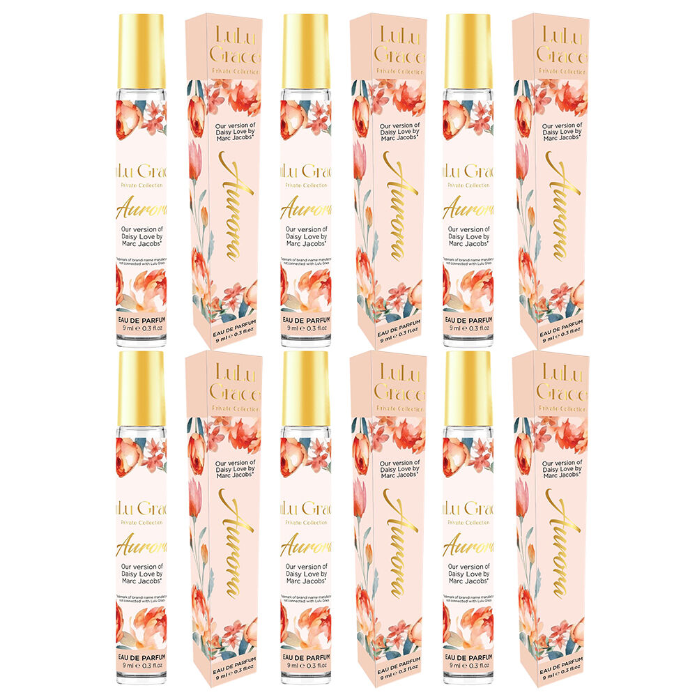 Lulu Grace Aurora EDP Rollerball 9ml Travel Perfume Inspired By Daisy Love x 6