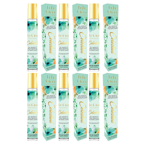 Lulu Grace Celestial EDP Rollerball 9ml Travel Perfume Inspired By Black Opium x 6