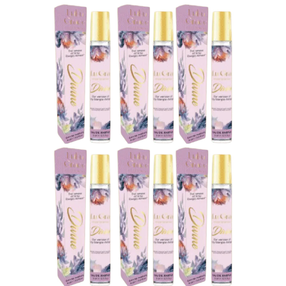 Lulu Grace Divine EDP Rollerball 9ml Womens Perfume Inspired By Si Armani x 6