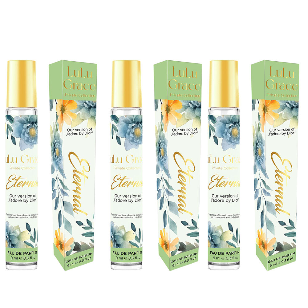 Lulu Grace Eternal Dream EDP Rollerball 9ml Travel Perfume Inspired By J'adore x 3