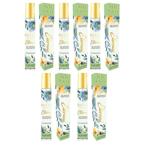 Lulu Grace Eternal Dream EDP Rollerball 9ml Travel Perfume Inspired By J'adore x 5