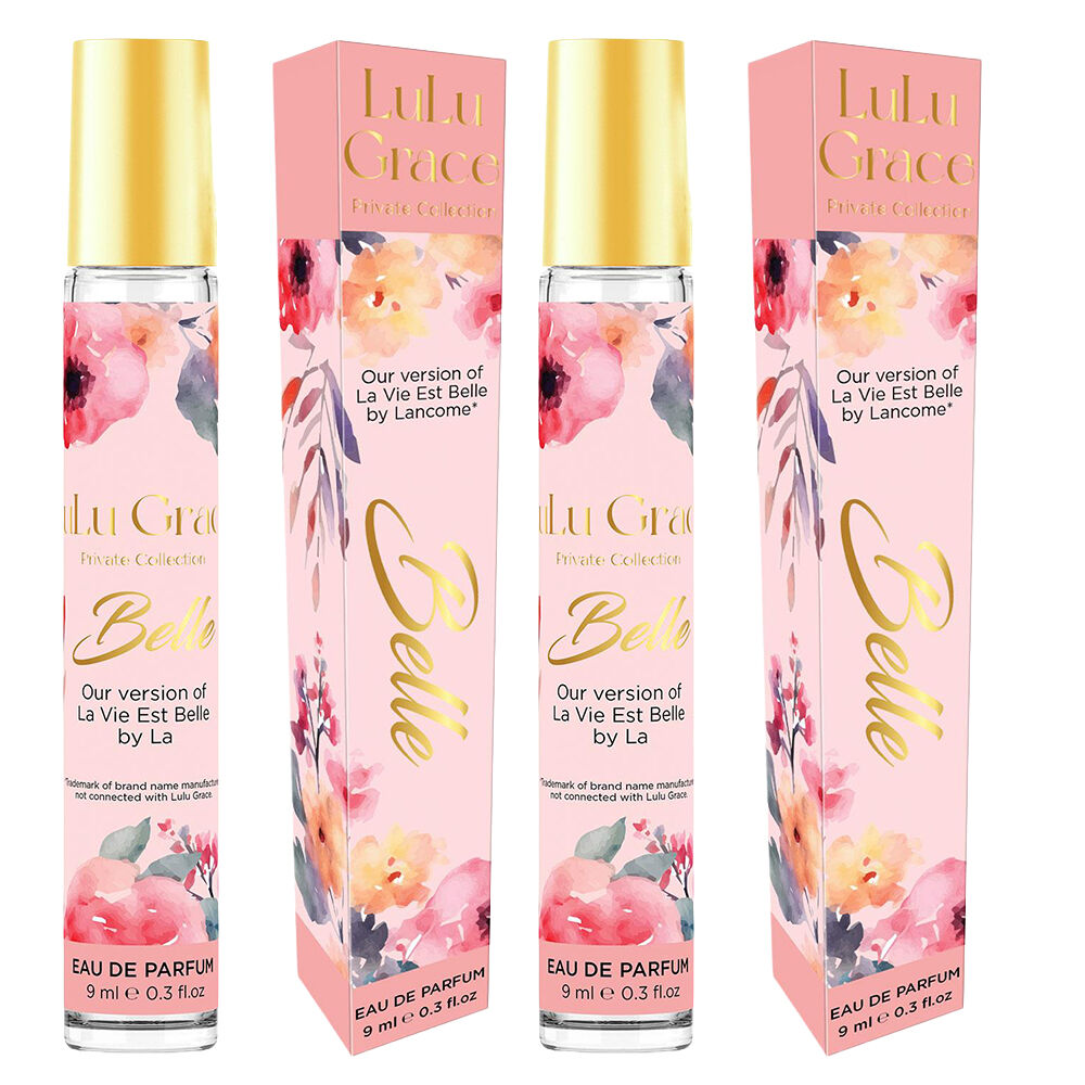 Lulu Grace Belle EDP Rollerball 9ml Twin Pack Inspired By La Vie Est Belle