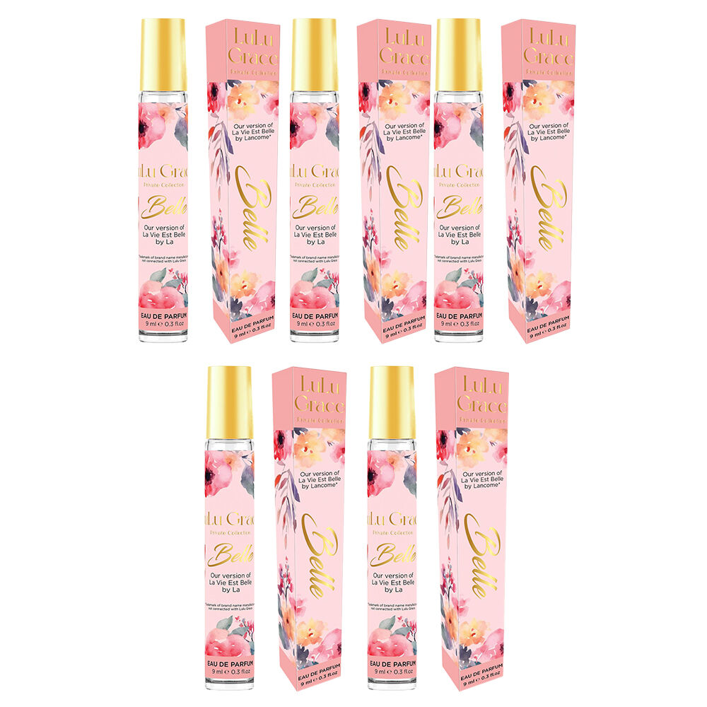Lulu Grace Belle EDP Rollerball 9ml Travel Perfume Inspired By La Vie Est Belle x 5