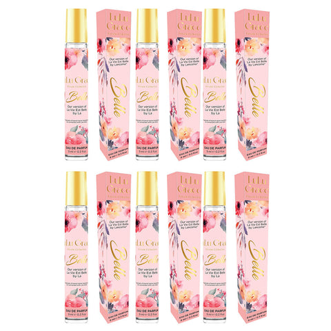 Lulu Grace Belle EDP Rollerball 9ml Travel Perfume Inspired By La Vie Est Belle x 6