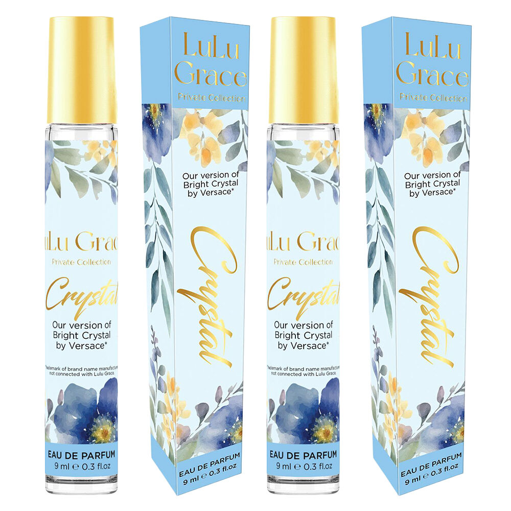 Lulu Grace Crystal EDP Rollerball 9ml Twin Pack Inspired By Bright Crystal