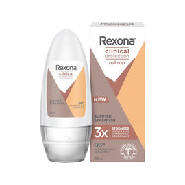 Rexona Clinical Protection Antiperspirant Deodorant Roll On Summer Strength 50mL