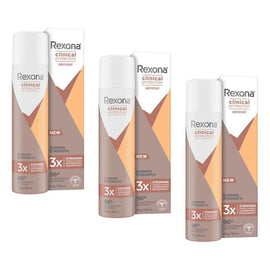 Rexona Clinical Antiperspirant Deodorant Summer Strength 180mL Pack of 3