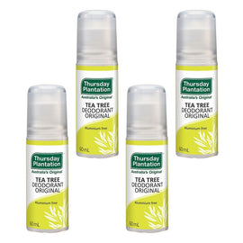 Thursday Plantation Tea Tree Deodorant Original 60mL Pack of 4