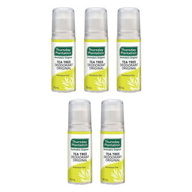 Thursday Plantation Tea Tree Deodorant Original 60mL Pack of 5