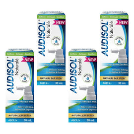 Audisol Naturale Natural Ear Spray 30mL Pack of 4