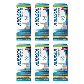 Audisol Naturale Natural Ear Spray 30mL Pack of 6