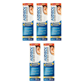 Audisol Ear Wax Remover 20mL Pack of 5