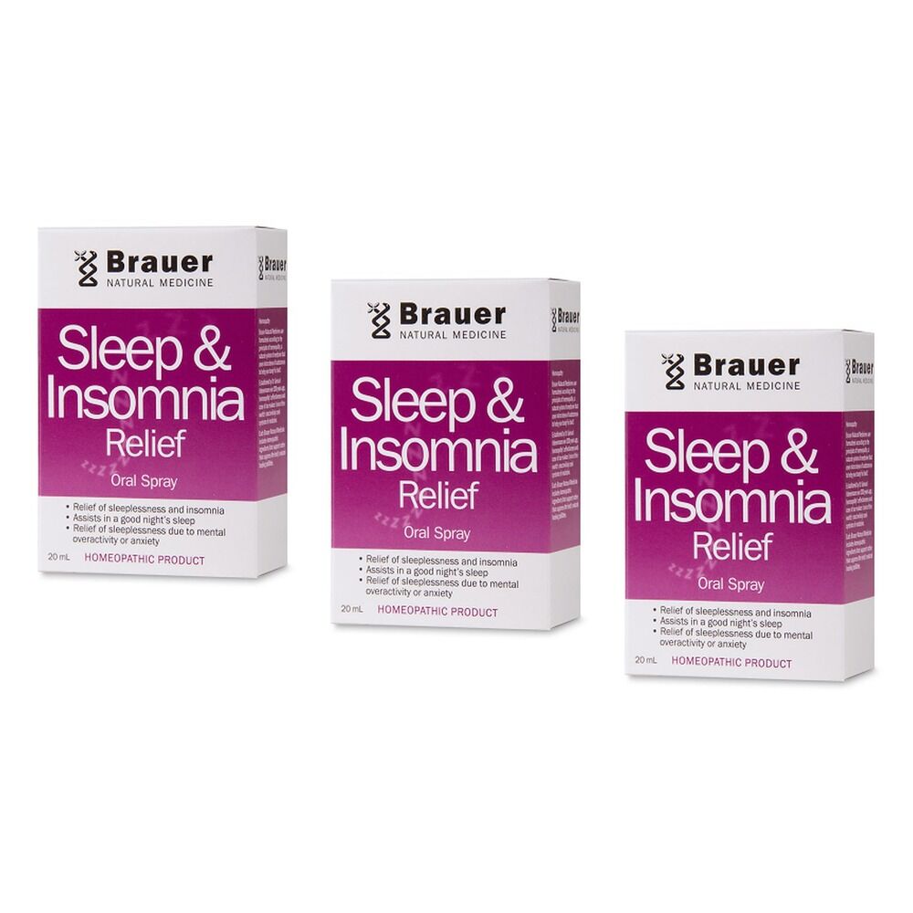 Brauer Sleep Oral Spray 20mL Pack of 3