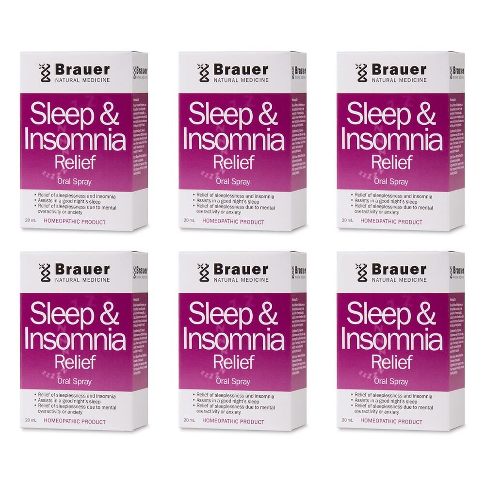 Brauer Sleep Oral Spray 20mL Pack of 6