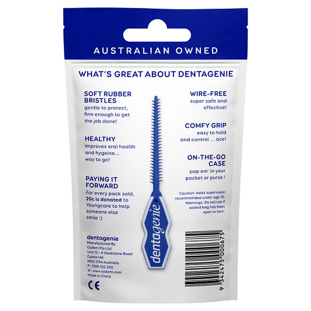 Dentagenie Interdental Soft Picks 40 Pack x 6