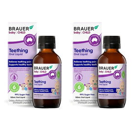 Brauer Baby & Child Teething Oral Liquid 100mL Pack of 2