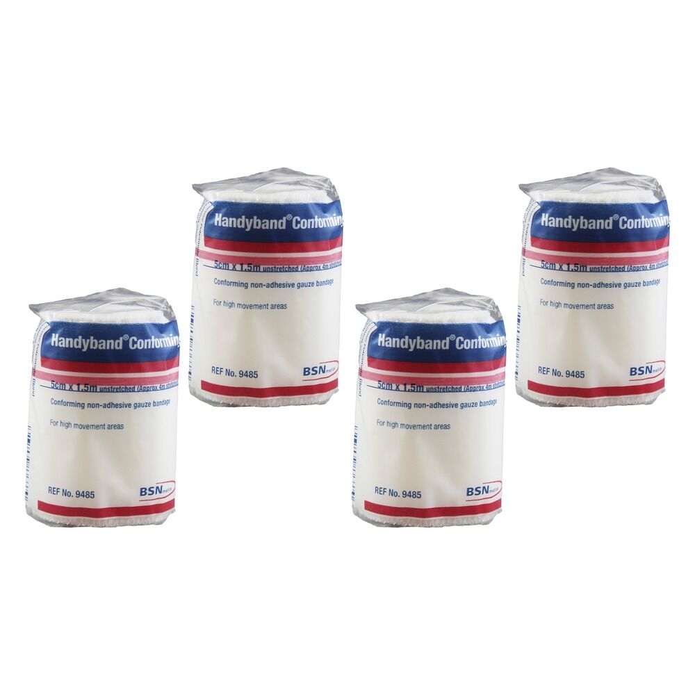 HANDY Handyband Easifix K Retention Bandages 5cm x 1.5m Pack of 4