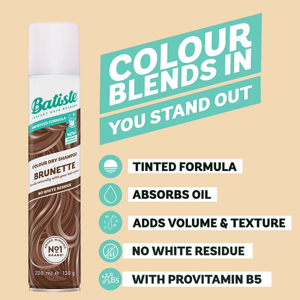 Batiste Beautiful Brunette Dry Shampoo 200mL