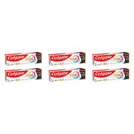 Colgate Total Active Prevention+ Deep Clean with Charcoal Toothpaste Pack of 6
