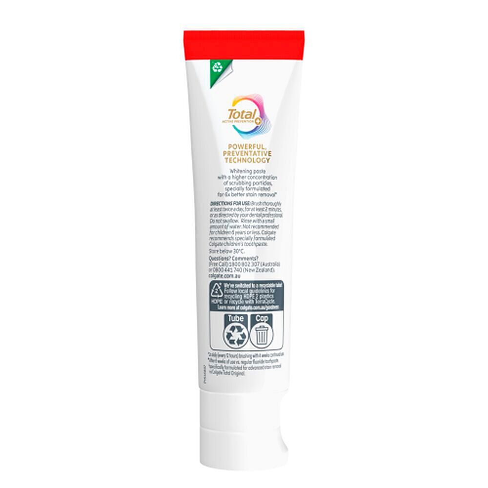 Colgate Total Active Prevention+ Whitening Toothpaste 115g