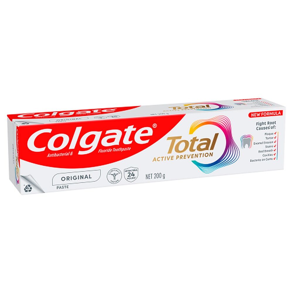 Colgate Total Active Prevention+ Original Toothpaste 200g