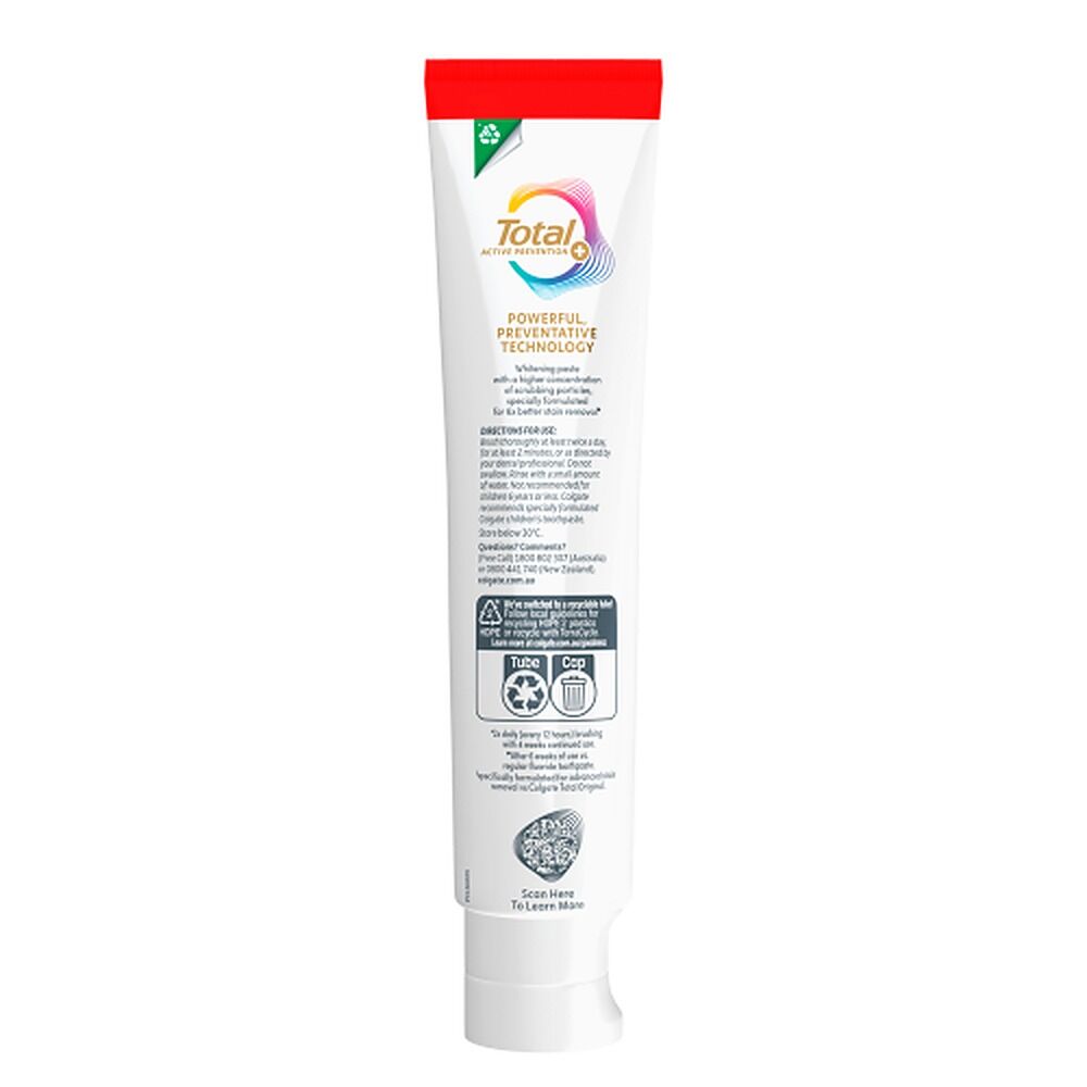 Colgate Total Active Prevention+ Whitening Toothpaste 200g