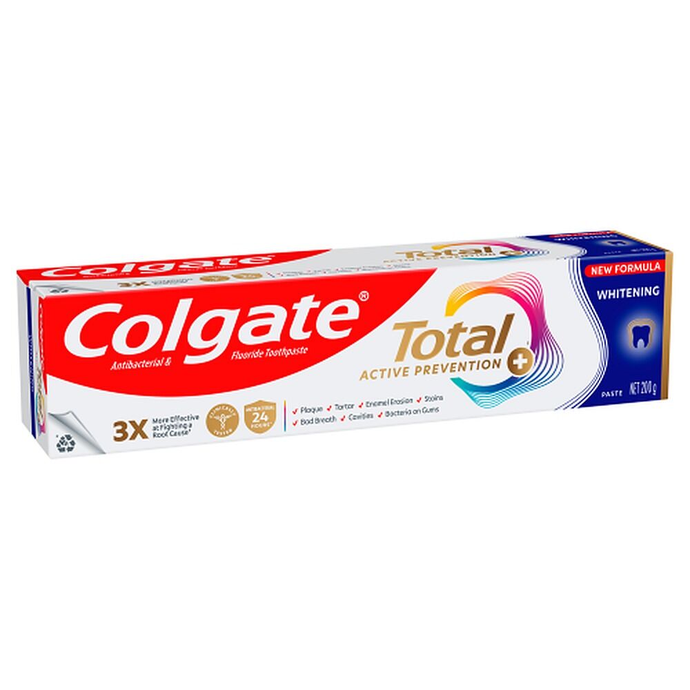 Colgate Total Active Prevention+ Whitening Toothpaste 200g