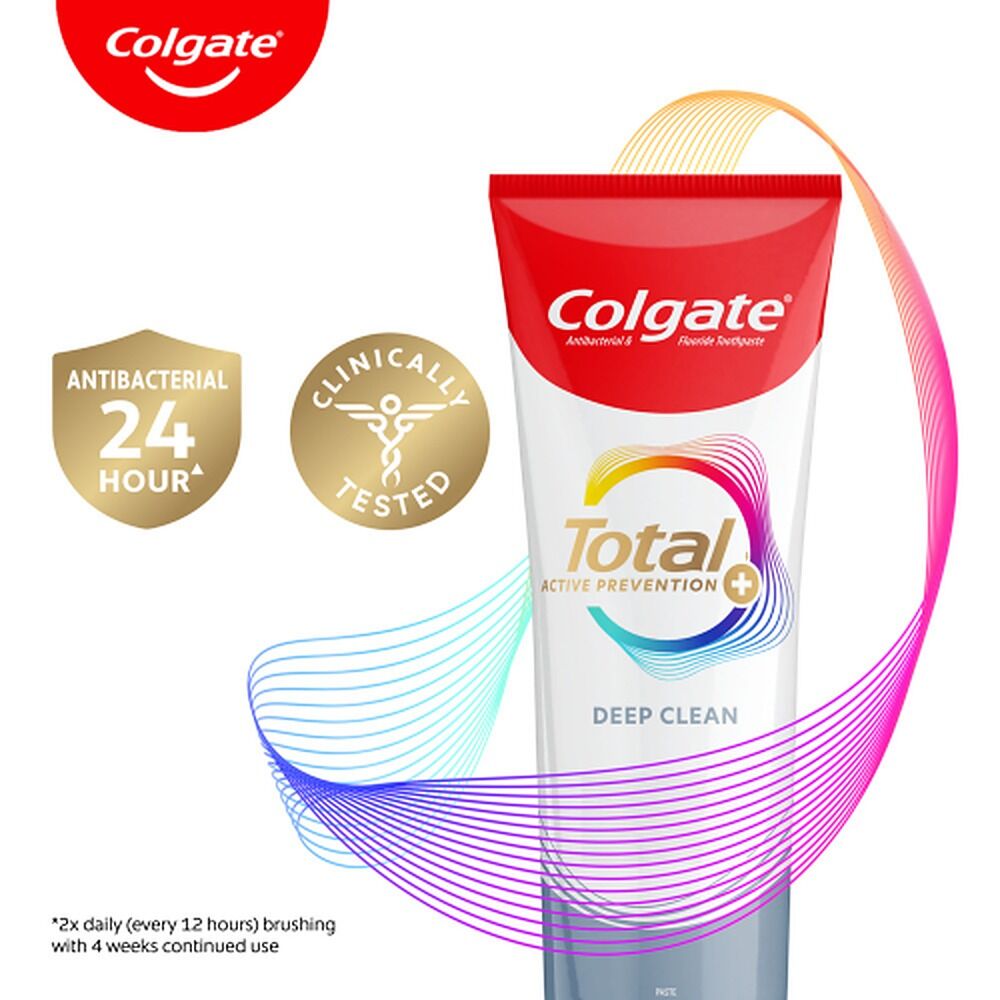 Colgate Total Active Prevention+ Deep Clean Toothpaste 200g