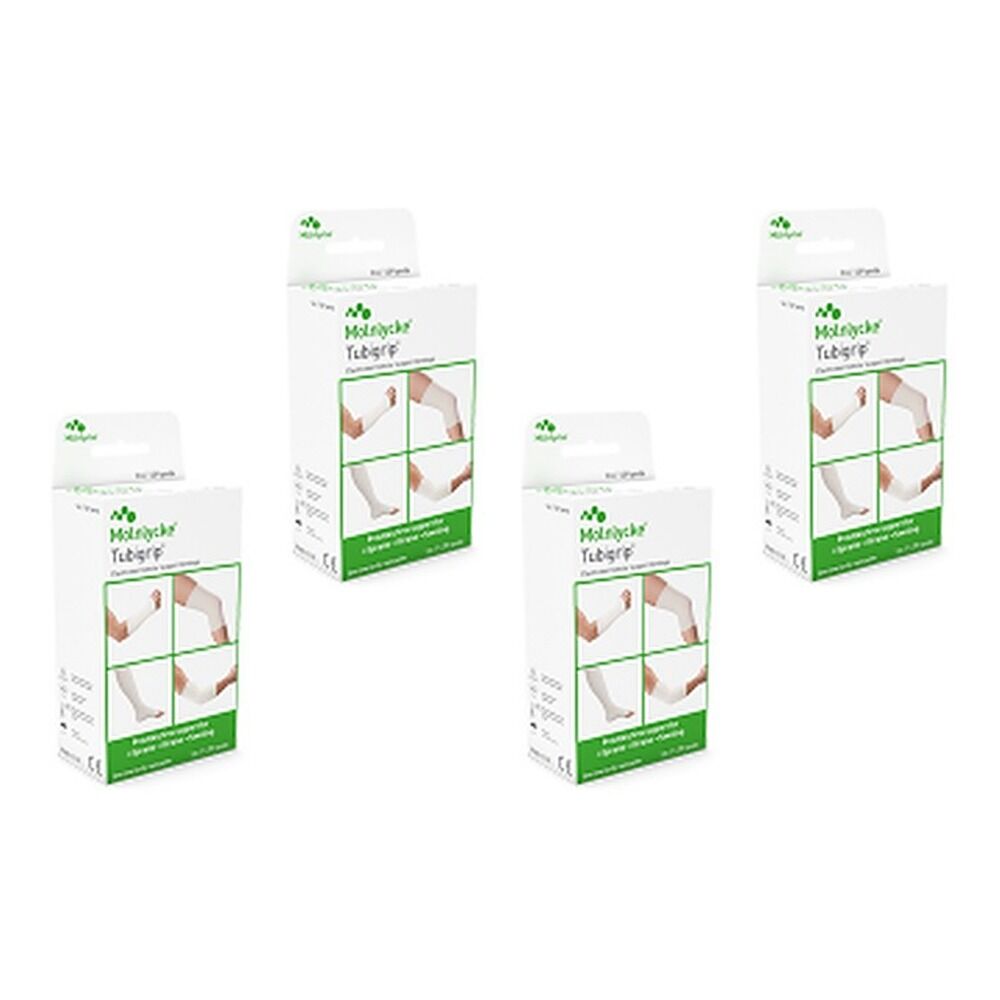 Tubigrip B Tubular Elastic Support Bandage, Arm/Leg, 1 Metre Pack of 4