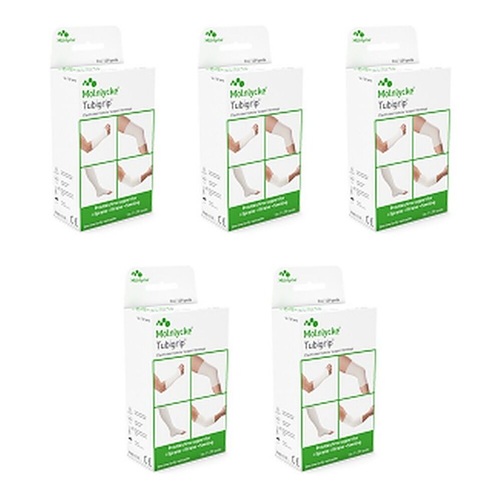 Tubigrip B Tubular Elastic Support Bandage, Arm/Leg, 1 Metre Pack of 5