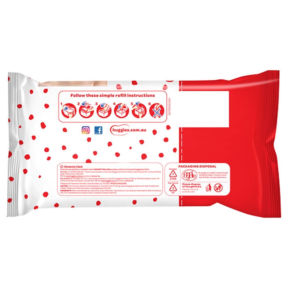 Huggies Essential Clean Baby Wipes, EZYPULL Dispensing, 80 Pack x 6