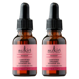 Sukin Certified Organic Rose Hip Oil 25mL Pack of 2
