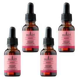 Sukin Certified Organic Rose Hip Oil 25mL Pack of 4