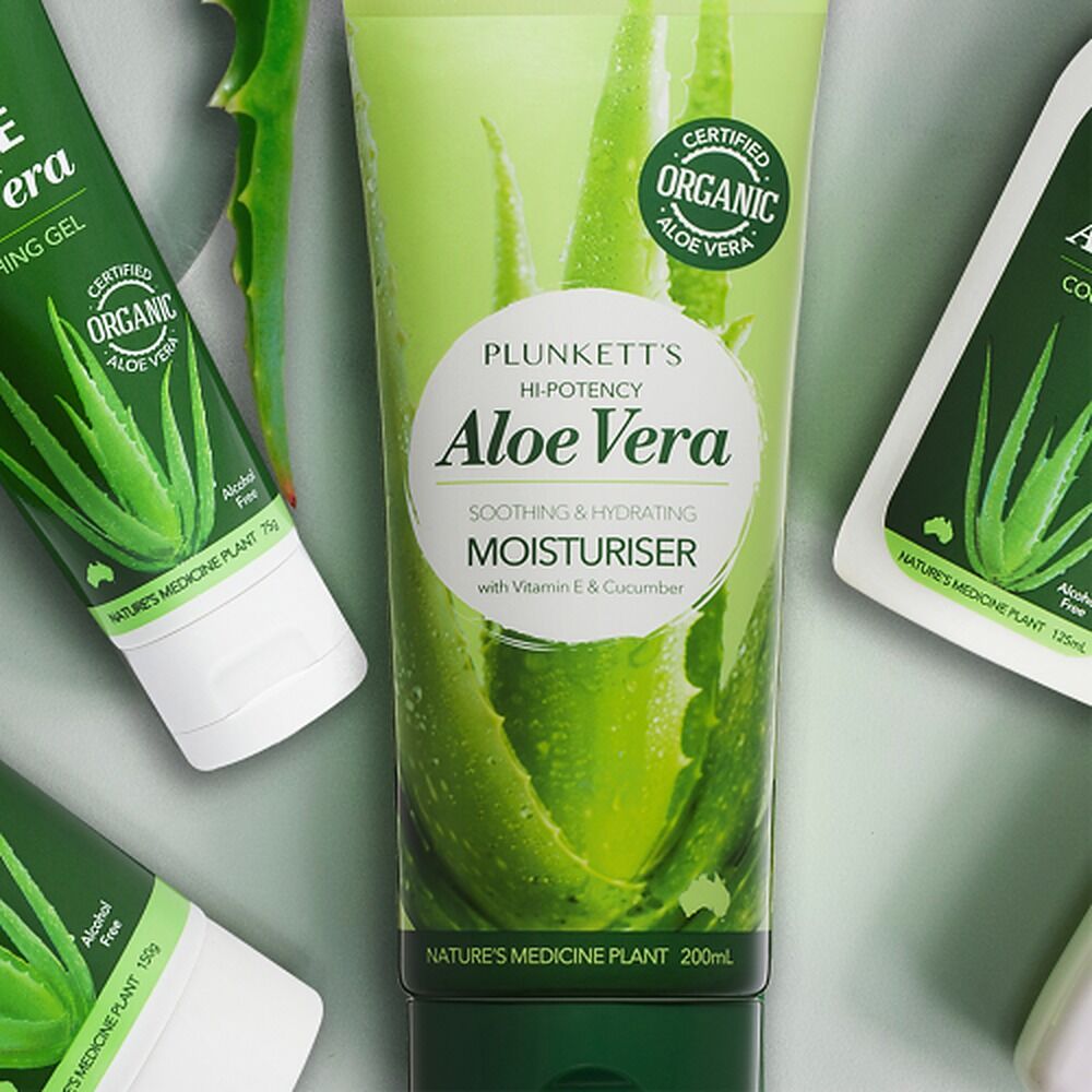 Plunketts 90% Pure Aloe Vera Moisturiser 200mL