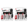 Energizer Max D Alkaline Batteries 2 Pack Bundle of 2