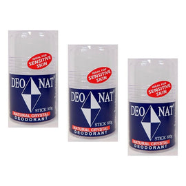 Deonat Crystal Deodorant Stick 100g Pack of 3