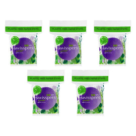 Swisspers Cotton Tips Paper Stems 120 Pack x 12 Bundle of 5