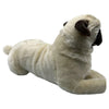 Bocchetta Plush Toys "Kaos" Pug Dog Stuffed Animal Fawn Lying Medium 44cm