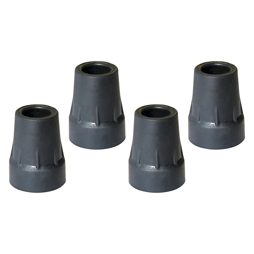 Making Life Easy Walking Cane Tip 19mm Black Pack of 4