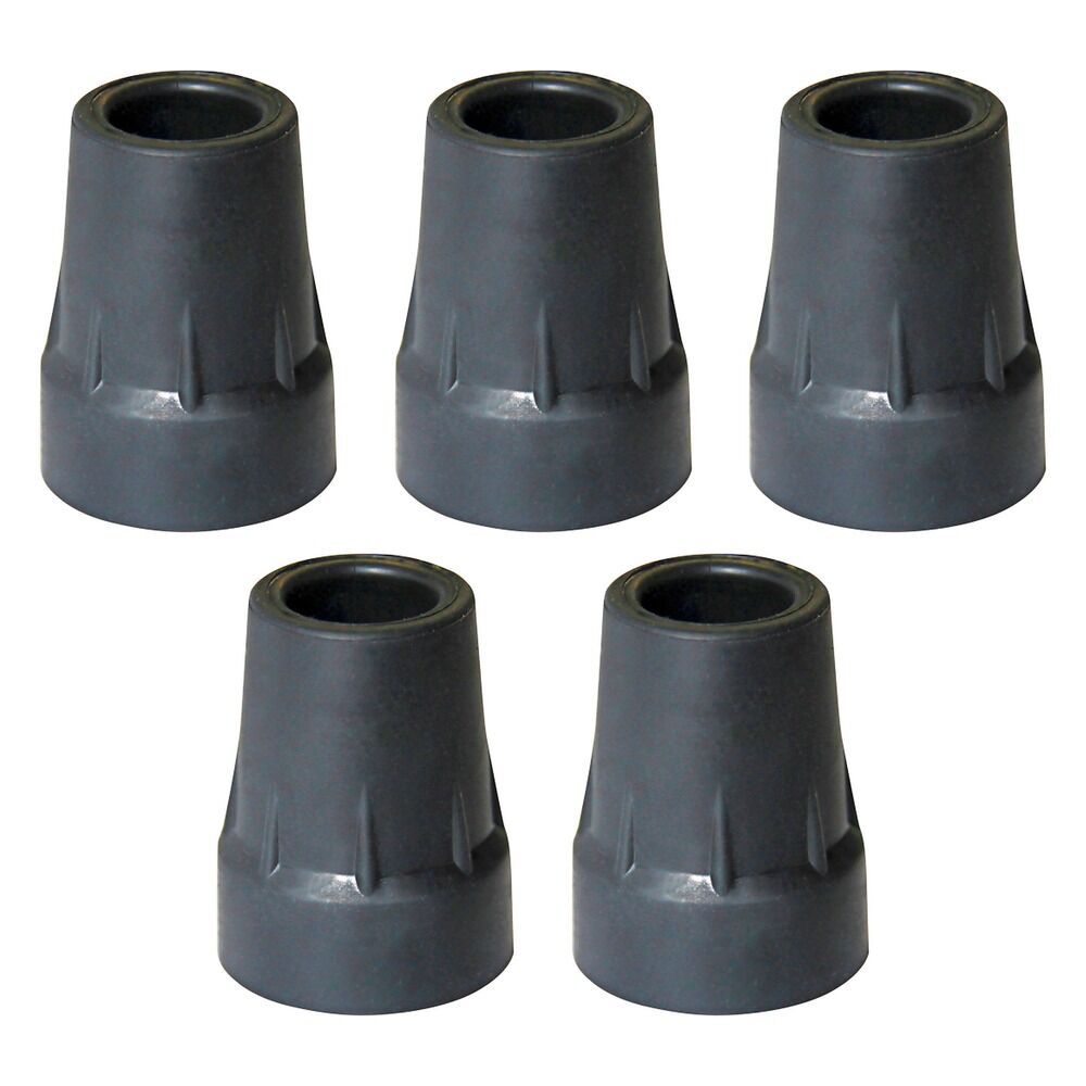 Making Life Easy Walking Cane Tip 19mm Black Pack of 5