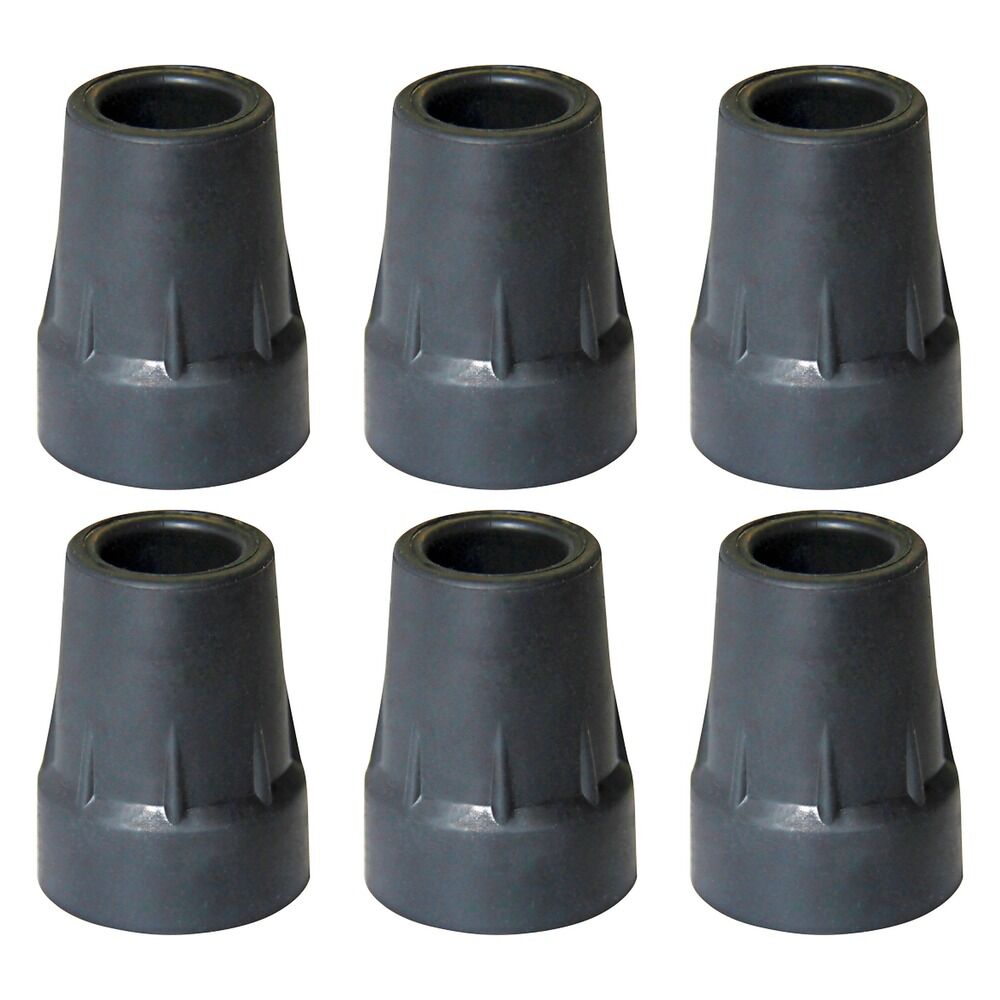 Making Life Easy Walking Cane Tip 19mm Black Pack of 6