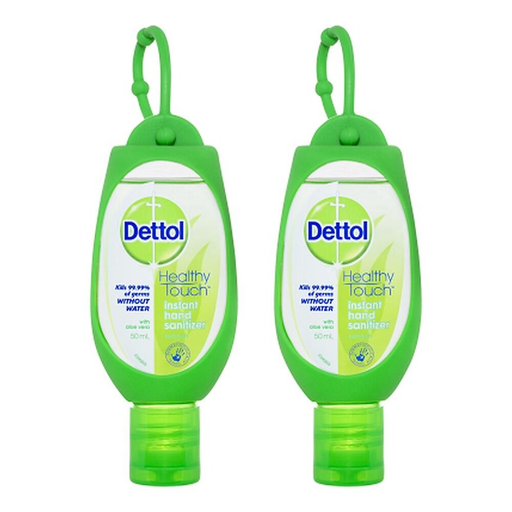 Dettol Healthy Touch Instant Hand Sanitiser Clip-On 50mL Pack of 2