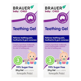 Brauer Baby & Child Teething Gel 20g Pack of 2