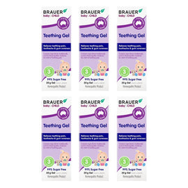 Brauer Baby & Child Teething Gel 20g Pack of 6
