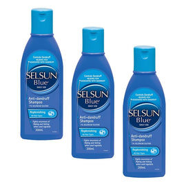 Selsun Blue Anti Dandruff Shampoo Replenishing 200mL Pack of 3