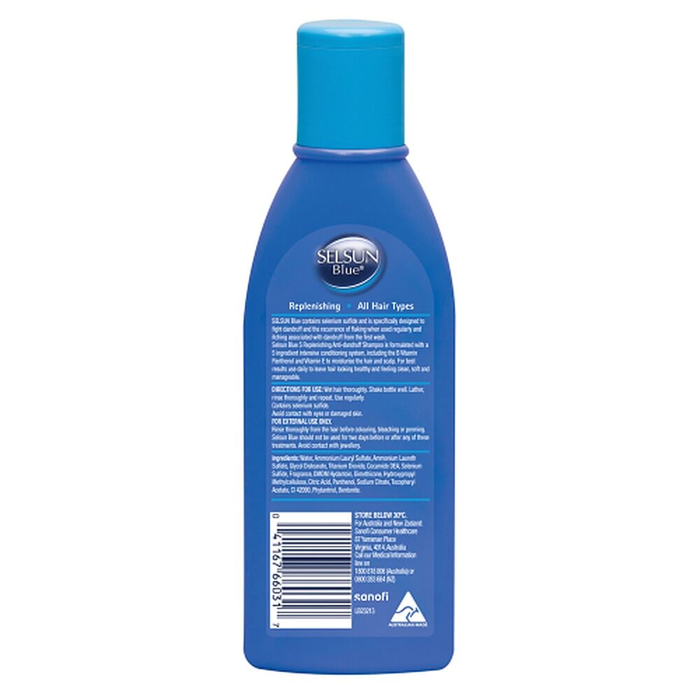 Selsun Blue Anti Dandruff Shampoo Replenishing 200mL