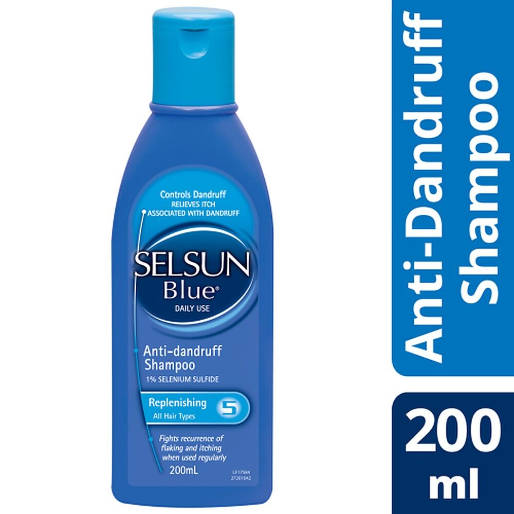 Selsun Blue Anti Dandruff Shampoo Replenishing 200mL