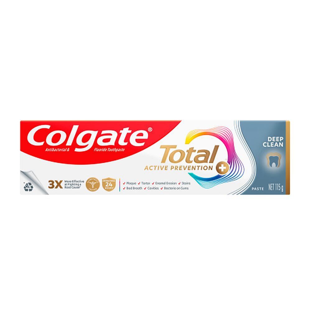 Colgate Total Active Prevention+ Deep Clean Toothpaste 115g